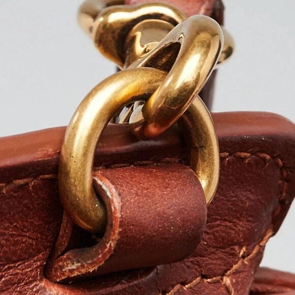 Yves Saint Laurent Natural Raffia and Calfskin Leather Toy Monogram Cabas Bag - Picture 8 of 12